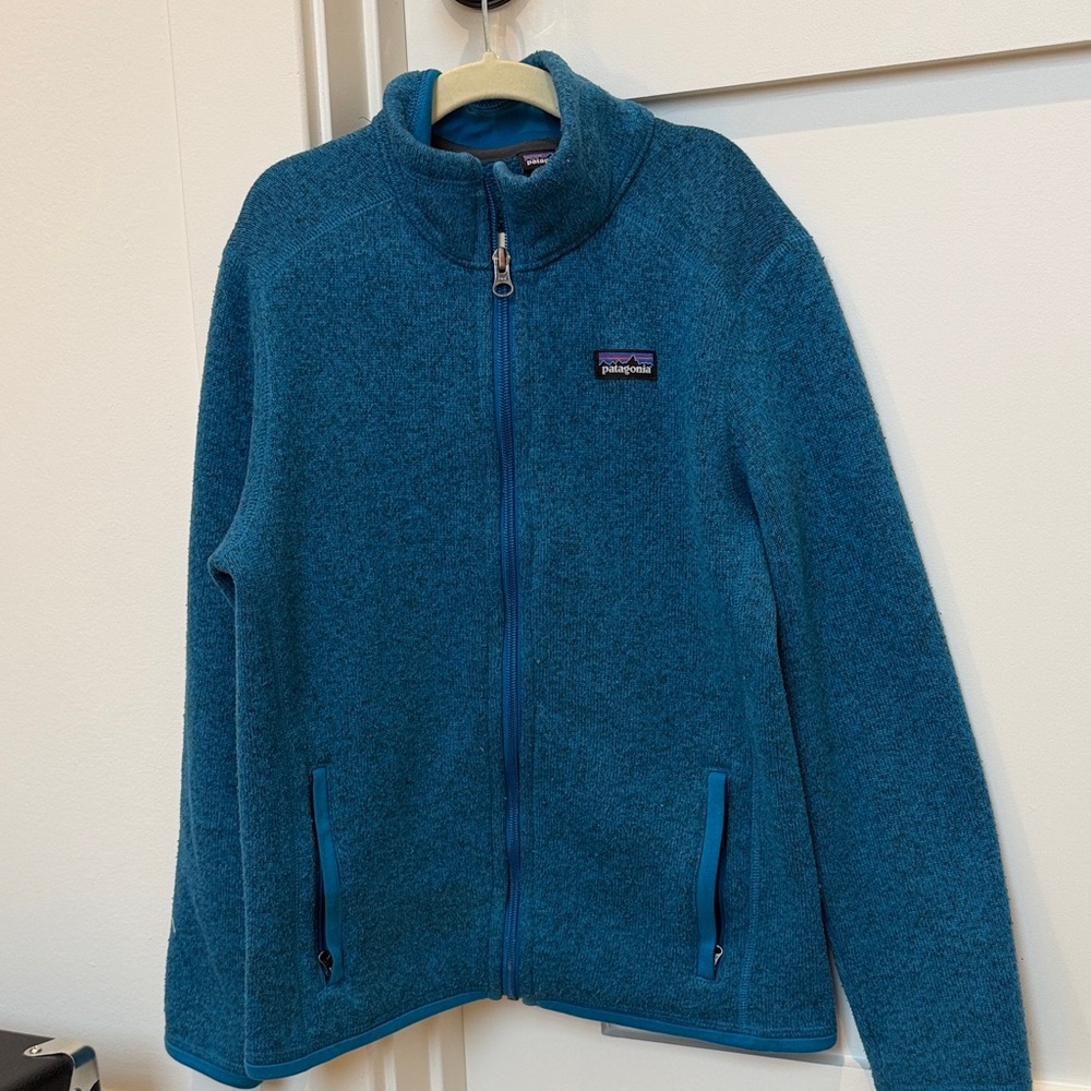 Patagonia Kids Teal Fleece Jacket